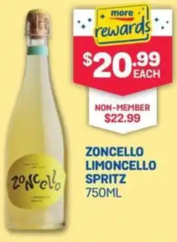 SipnSave Zoncello limoncello offer