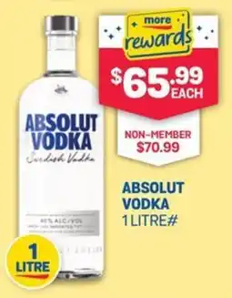 SipnSave Absolut vodka offer