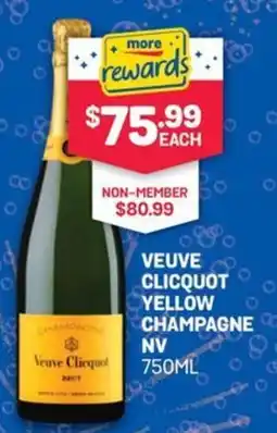 SipnSave Veuve clicquot yellow champagne nv offer