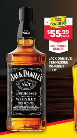 SipnSave Jack daniel's tennessee whiskey offer