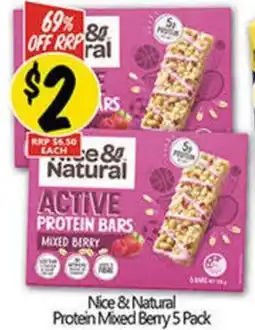 NQR Nice & Natural Protein Mixed Berry offer