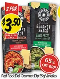 NQR Red Rock Deli Gourmet Dip Varieties offer
