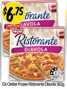 NQR Dr. Oetker Frozen Ristorante Diavola offer