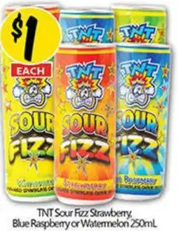 NQR TNT Sour Fizz Strawberry, Blue Raspberry or Watermelon offer