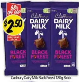 NQR Cadbury Dairy Milk Black Forest Block offer