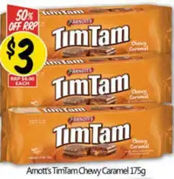 NQR Amott's TimTam Chewy Caramel offer