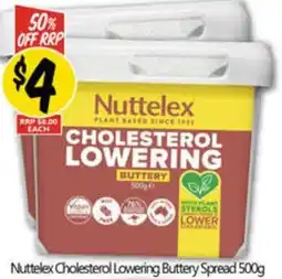 NQR Nuttelex Cholesterol Lowering Buttery Spread offer