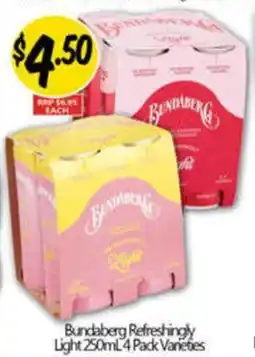 NQR Bundaberg Refreshingly Light Vanebes offer