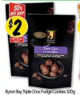 NQR Byron Bay Triple Choc Fudge Cookies offer