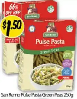 NQR San Remo Pulse Pasta Green Peas offer