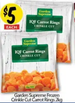 NQR Garden Supreme Frozen Crinkle Cut Carrot Rings offer