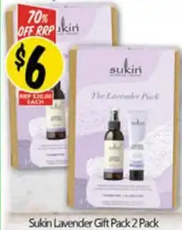 NQR Sukin Lavender Gift Pack offer