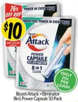 NQR Biozet Attack +Eliminator 8in1 Power Capsule offer