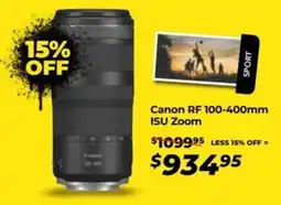Teds Cameras Canon rf 100-400mm isu zoom offer