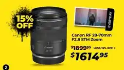 Teds Cameras Canon rf 28-70mm f2.8 stm zoom offer