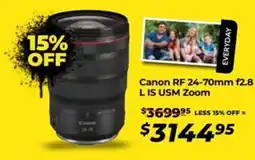 Teds Cameras Canon rf 24-70mm f2.8 l is usm zoom offer