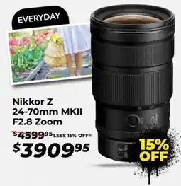 Teds Cameras Nikkor z 24-70mm mkii f2.8 zoom offer