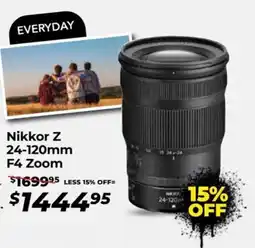 Teds Cameras Nikkor Z 24-120mm F4 Zoom offer
