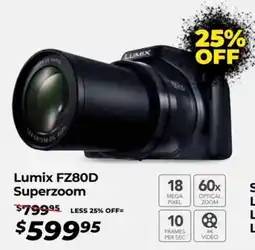 Teds Cameras Lumix fz80d superzoom offer