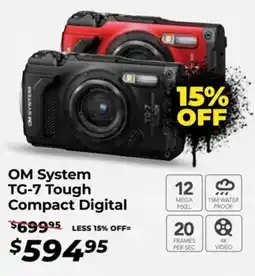 Teds Cameras Om system tg-7 tough compact digital offer