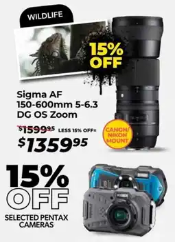 Teds Cameras Sigma af dg os zoom offer