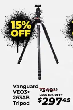 Teds Cameras Vanguard veo3+ 263ab tripod offer