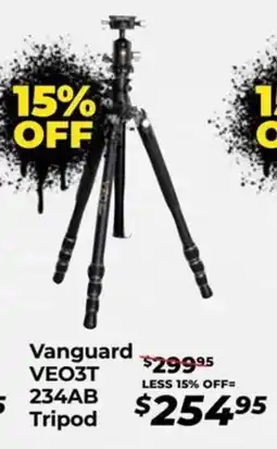 Teds Cameras Vanguard veo3t 234ab tripod offer