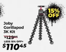 Teds Cameras Joby Gorillapod 3K Kit offer