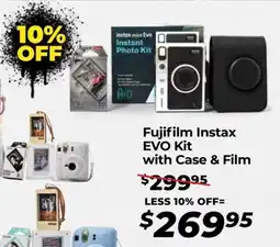 Teds Cameras Fujifilm instax evo kit with case & film offer