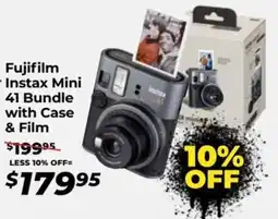 Teds Cameras Fujifilm Instax Mini 41 Bundle with Case & Film offer