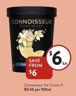 Foodworks Connoisseur Ice Cream offer