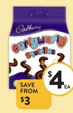 Foodworks Cadbury Chocolate Bites or Confectionery Selected Varieties offer
