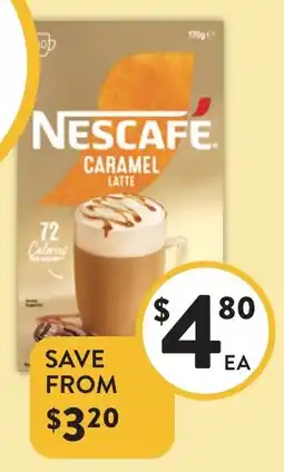 Foodworks Nescafé Sachets Selected Varieties offer