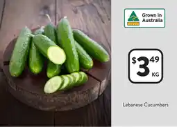 Foodworks Lebanese Cucumbers offer