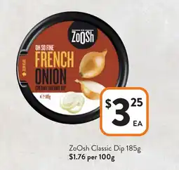 Foodworks ZoOsh Classic Dip offer