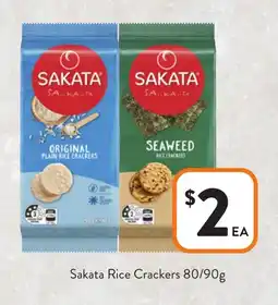 Foodworks Sakata Rice Crackers offer