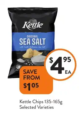 Foodworks Kettle Chips Selected Varieties offer
