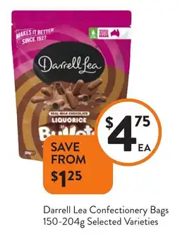 Foodworks Darrell Lea Confectionery Bags Selected Varieties offer