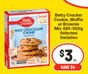 Betty Crocker Cookie, Muffin or Brownie Mix