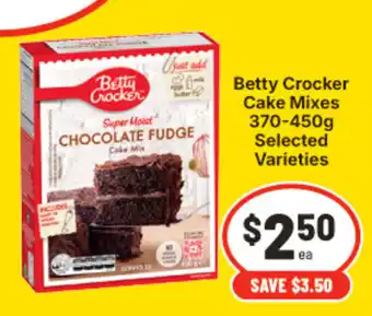 Betty Crocker Cake Mixes