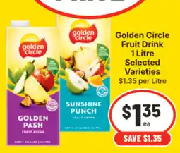 IGA Golden Circle Fruit Drink offer