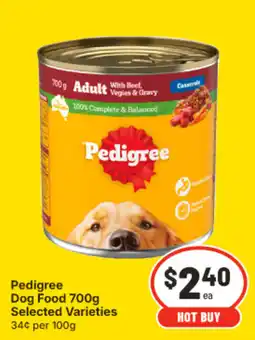 IGA Pedigree Dog Food offer