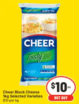 IGA Cheer Block Cheese offer