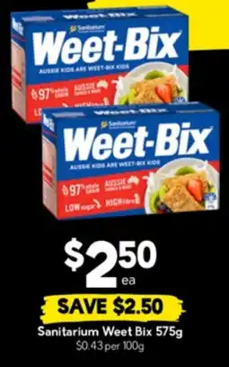 Drakes Sanitarium Weet Bix offer