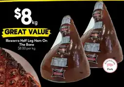 Drakes Illawarra Half Leg Ham On The Bone offer