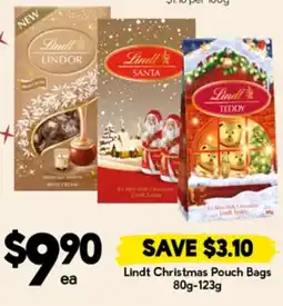 Drakes Lindt Christmas Pouch Bags offer