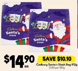 Drakes Cadbury Santa's Stash Bag offer