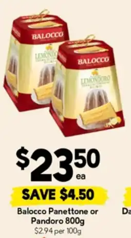 Drakes Balocco Panettone or Pandoro offer