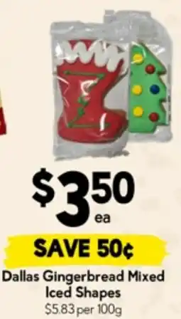 Drakes Dallas Gingerbread Mixed Iced Shapes offer