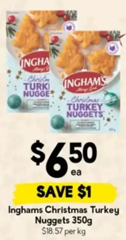 Drakes Inghams Christmas Turkey Nuggets offer